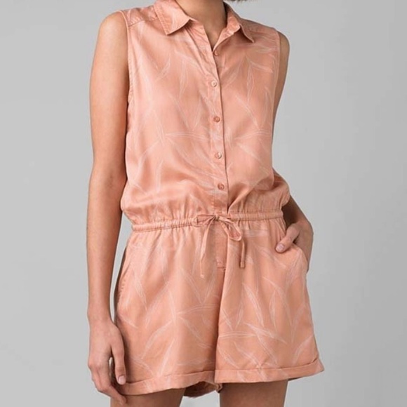 NWT Prana Weekend Escape Tencel Sleeveless Romper - Picture 4 of 9